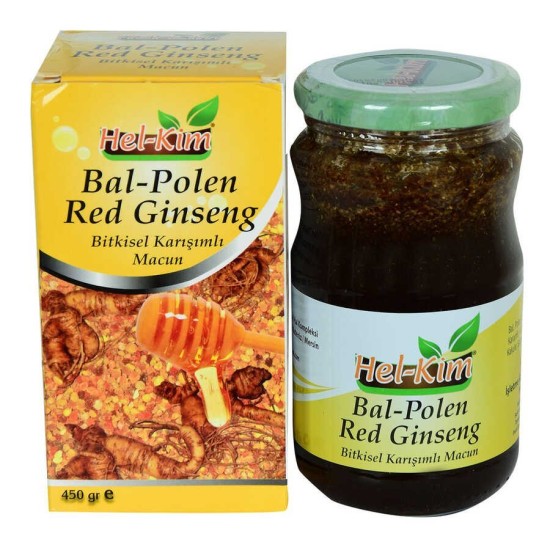 Bal Polen Red Ginsengli sel Karışımlı Macunnu 450 Gr