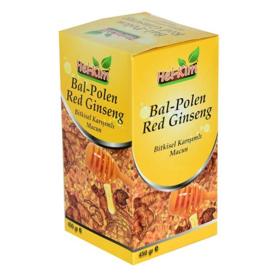 Bal Polen Red Ginsengli sel Karışımlı Macunnu 450 Gr
