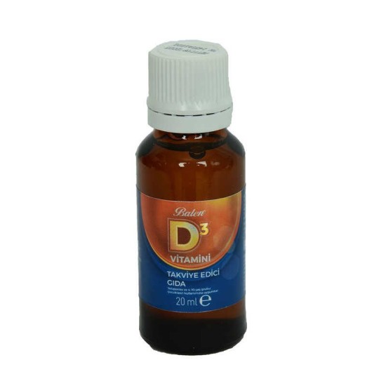 D3 Vitamini Takviye Edici Gıda 20 ML D3 Vitamini Takviye Edici Gıda 20 ML