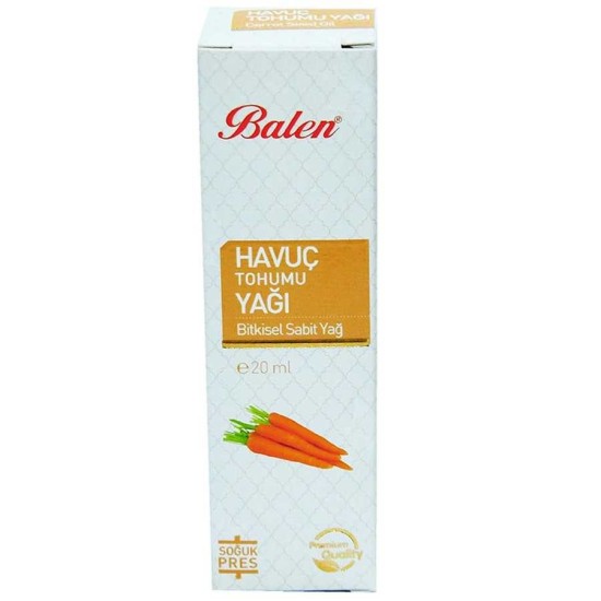 Havuç Tohumu Yağı Soğuk Pres 20 ML Cam Şişe Havuç Tohumu Yağı Soğuk Pres 20 ML Cam Şişe