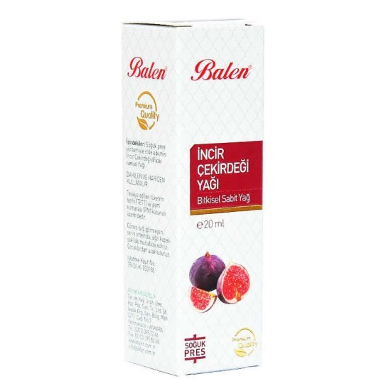 İncir Çekirdeği Yağı Soğuk Pres 20 ML Cam Şişe İncir Çekirdeği Yağı Soğuk Pres 20 ML Cam Şişe