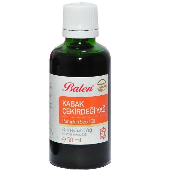Kabak Çekirdeği Yağı Soğuk Pres 50 ML Cam Şişe Kabak Çekirdeği Yağı Soğuk Pres 50 ML Cam Şişe