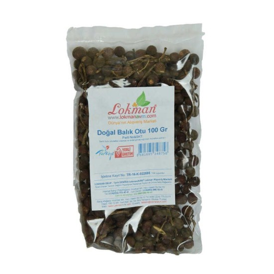 Balık Otu Doğal Tane 100 Gr Paket Balık Otu Doğal Tane 100 Gr Paket
