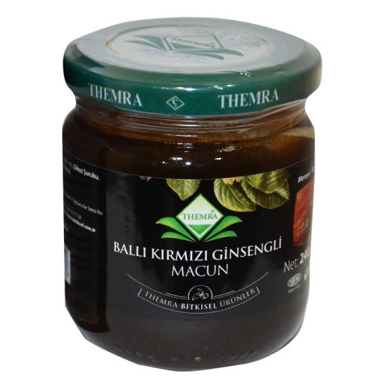 Ballı Kırmızı Ginsengli Macunu sel Karışım 240 Gr Ballı Kırmızı Ginsengli Macunu sel Karışım 240 Gr