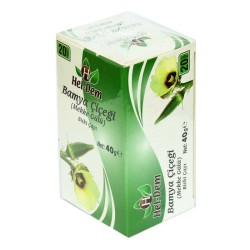 Bamya Çiçeği Mekke Gülü  Çayı 2 Gr x 20 Süzen Poşet 40 Gr