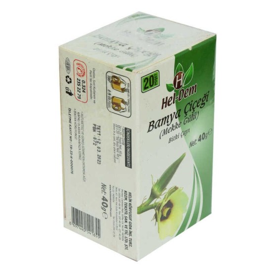 Bamya Çiçeği Mekke Gülü Çayı 2 Gr x 20 Süzen Poşet 40 Gr Bamya Çiçeği Mekke Gülü Çayı 2 Gr x 20 Süzen Poşet 40 Gr