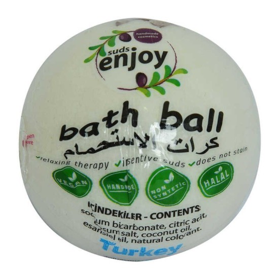 Beyaz Gül El Yapımı Banyo Küvet Topu Sabunu Beyaz 90-120 Gr Beyaz Gül El Yapımı Banyo Küvet Topu Sabunu Beyaz 90-120 Gr