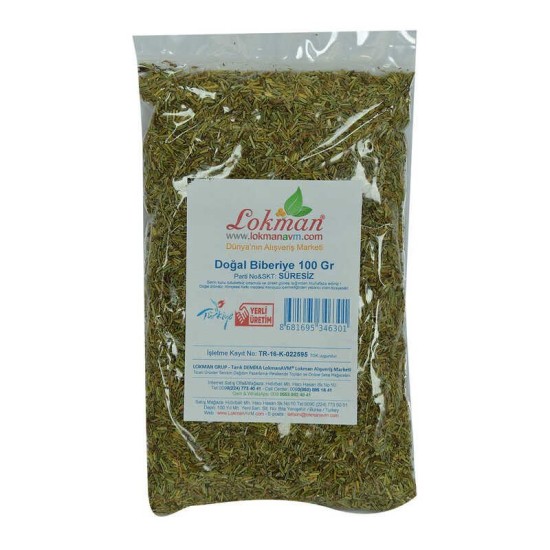 Biberiye Doğal 100 Gr Paket Biberiye Doğal 100 Gr Paket
