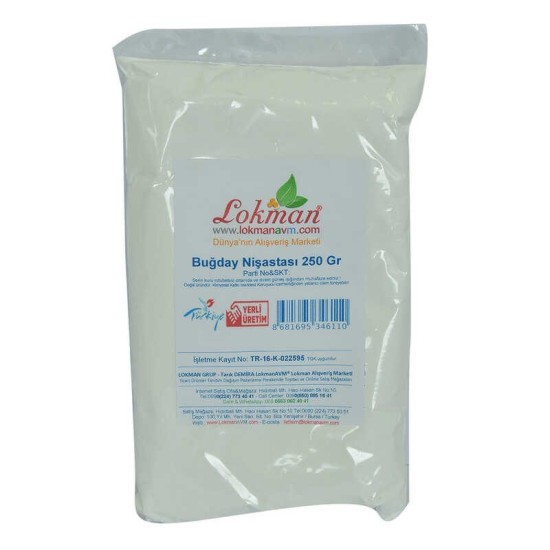 Buğday Nişastası 250 Gr Paket Buğday Nişastası 250 Gr Paket