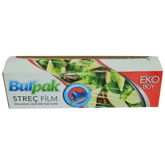 Streç Film 30 Cm Eko Boy Kayar Bıçak Hediyeli Streç Film 30 Cm Eko Boy Kayar Bıçak Hediyeli
