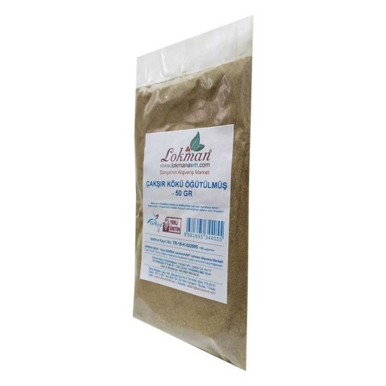 Çakşır Kökü Doğal Öğütülmüş 50 Gr Paket Çakşır Kökü Doğal Öğütülmüş 50 Gr Paket