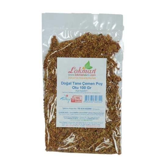 Çemen Poy Otu Tane Doğal 100 Gr Paket Çemen Poy Otu Tane Doğal 100 Gr Paket