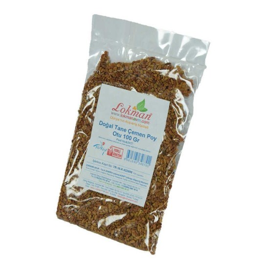 Çemen Poy Otu Tane Doğal 100 Gr Paket Çemen Poy Otu Tane Doğal 100 Gr Paket