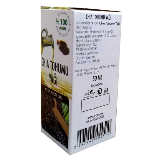 Chia Tohumu Yağı 50 ML Chia Tohumu Yağı 50 ML