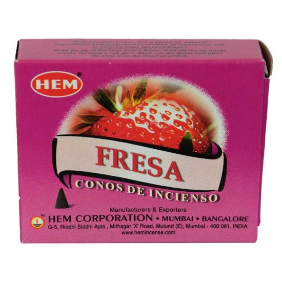 Çilek Kokulu 10 Konik Tütsü - Strawberry Çilek Kokulu 10 Konik Tütsü - Strawberry
