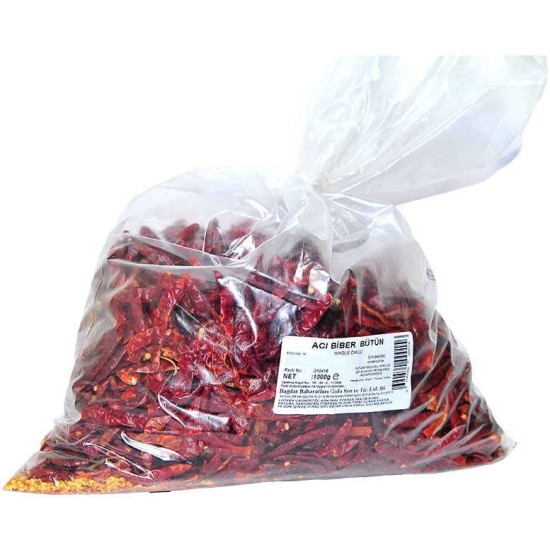Çok Acı Biber Zehir Acı Bütün Biber 1000 Gr Paket Çok Acı Biber Zehir Acı Bütün Biber 1000 Gr Paket