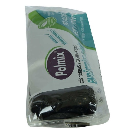 Çöp Torbası Büyük Boy 65x80Cm 150Gr 30Mikron 50Lt Siyah Rulo 10 Adet Çöp Torbası Büyük Boy 65x80Cm 150Gr 30Mikron 50Lt Siyah Rulo 10 Adet