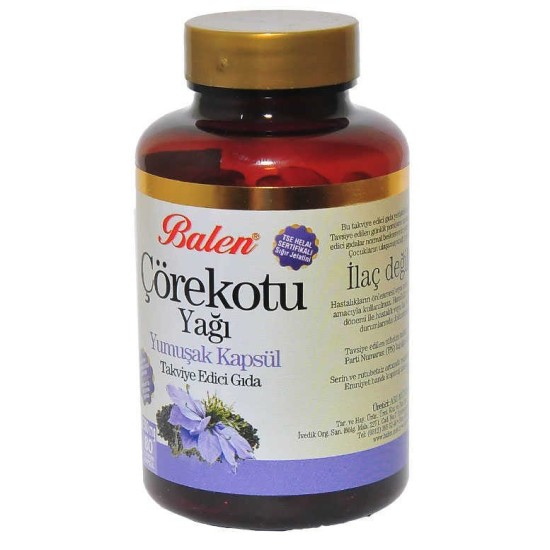 Çörek Otu Yağı 1380 Mg Yumuşak 80 Kapsül Çörek Otu Yağı 1380 Mg Yumuşak 80 Kapsül