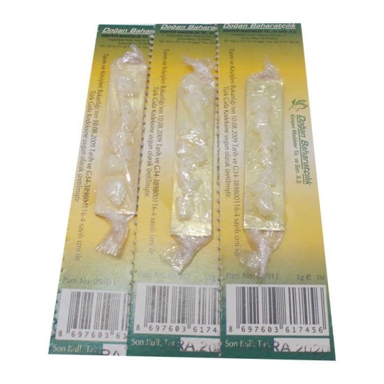 Damla Sakızı Saf Doğal 1 Gr Paket Damla Sakızı Saf Doğal 1 Gr Paket