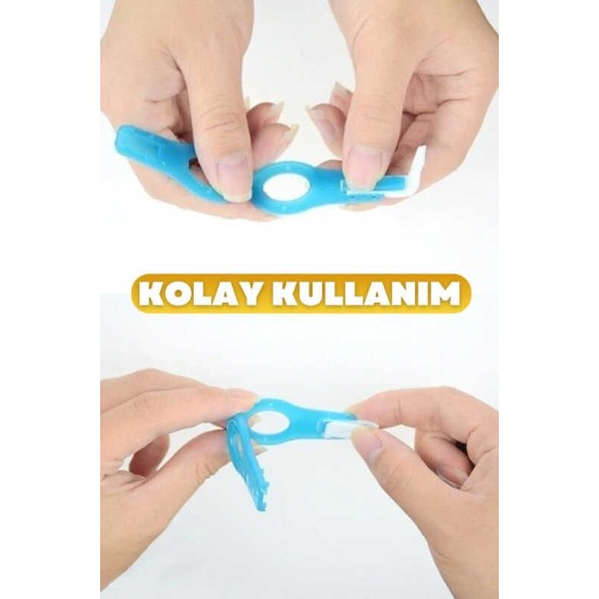 Diş Silgisi 1 Aparatlı + 5 Yedek Süngerli Set 1 Paket Diş Silgisi 1 Aparatlı + 5 Yedek Süngerli Set 1 Paket