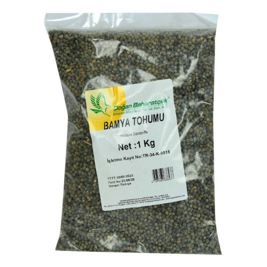 Doğal Bamya Tohumu 1000 Gr Paket Doğal Bamya Tohumu 1000 Gr Paket
