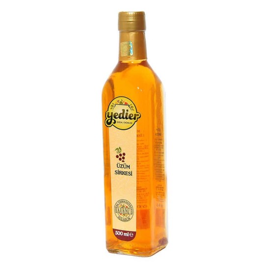 Doğal Fermantasyon Katkısız İçilebilir Üzüm Sirkesi Cam Şişe 500 ML Doğal Fermantasyon Katkısız İçilebilir Üzüm Sirkesi Cam Şişe 500 ML