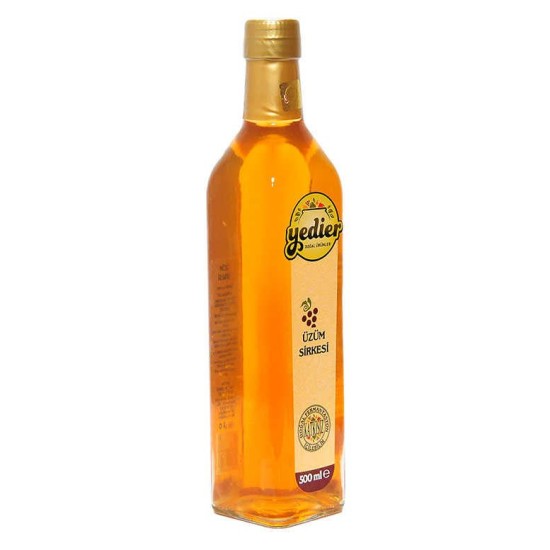 Doğal Fermantasyon Katkısız İçilebilir Üzüm Sirkesi Cam Şişe 500 ML Doğal Fermantasyon Katkısız İçilebilir Üzüm Sirkesi Cam Şişe 500 ML