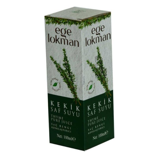 Doğal Kekik Saf Suyu Saç Rengi Koyulaştırıcı Saç Bakımı 100 ML Spreyli Cam Şişe Doğal Kekik Saf Suyu Saç Rengi Koyulaştırıcı Saç Bakımı 100 ML Spreyli Cam Şişe