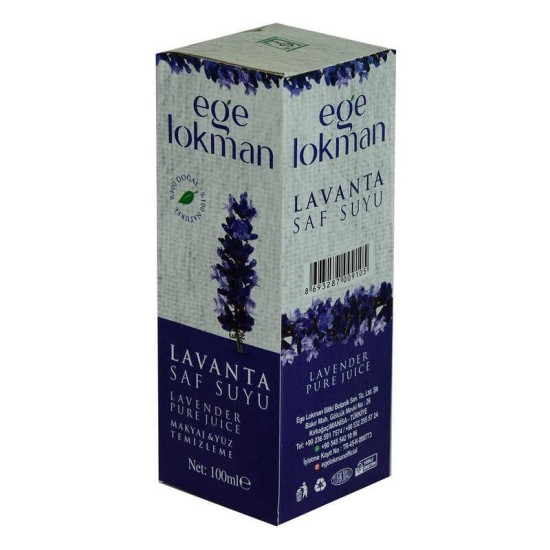 Doğal Lavanta Saf Suyu Makyaj ve Yüz Temizleme 100 ML Spreyli Cam Şişe Doğal Lavanta Saf Suyu Makyaj ve Yüz Temizleme 100 ML Spreyli Cam Şişe