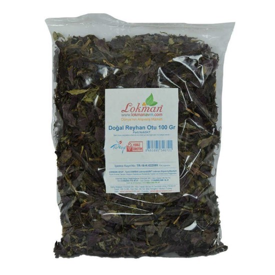 Doğal Reyhan Otu Mor 100 Gr Paket Doğal Reyhan Otu Mor 100 Gr Paket