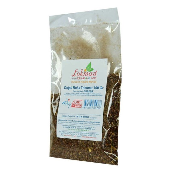 Doğal Roka Tohumu 100 Gr Paket Doğal Roka Tohumu 100 Gr Paket