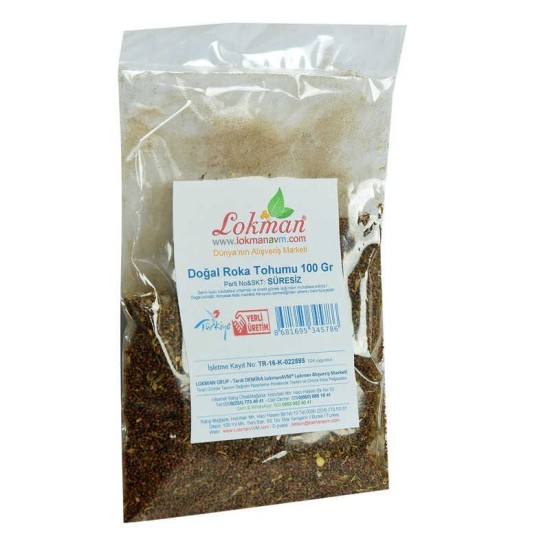 Doğal Roka Tohumu 100 Gr Paket Doğal Roka Tohumu 100 Gr Paket