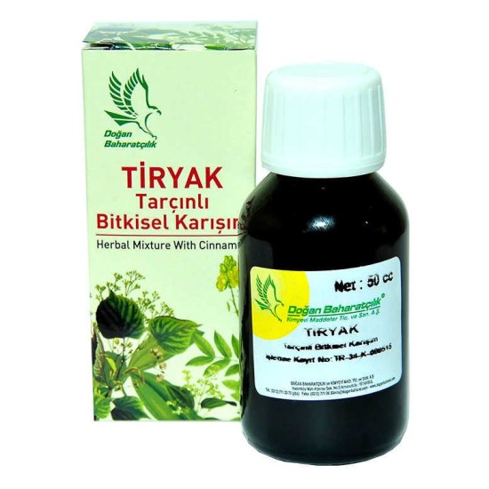 Tiryak Tarçınlı sel Karışım 50 cc Tiryak Tarçınlı sel Karışım 50 cc