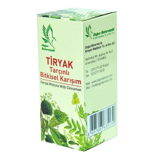 Tiryak Tarçınlı sel Karışım 50 cc Tiryak Tarçınlı sel Karışım 50 cc