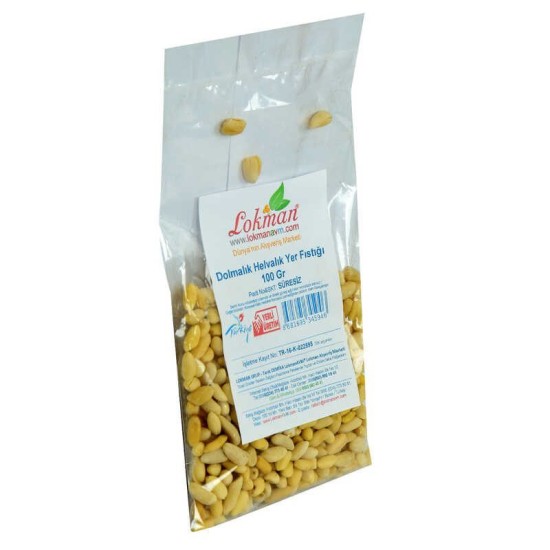 Dolmalık Helvalık Yer Fıstığı 100 Gr Paket Dolmalık Helvalık Yer Fıstığı 100 Gr Paket