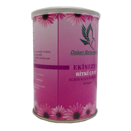 Ekinezya Çayı Doğal 50 Gr Teneke Kutu Ekinezya Çayı Doğal 50 Gr Teneke Kutu