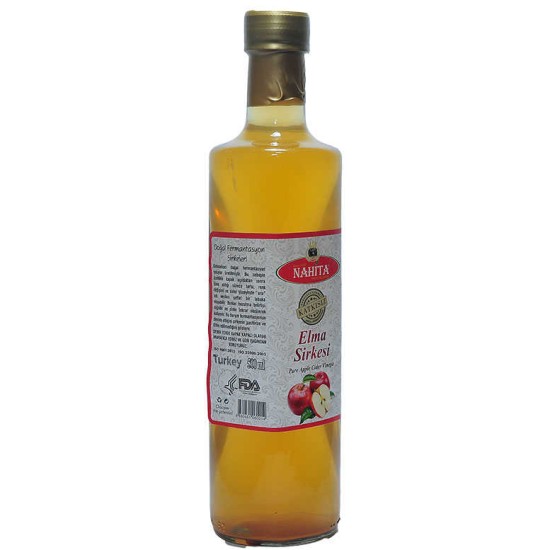 Elma Sirkesi Doğal Katkısız Cam Şişe 500 ML Elma Sirkesi Doğal Katkısız Cam Şişe 500 ML