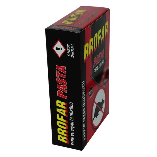Fare ve Sıçan Öldürücü Pasta Fare Zehiri 100 Gr (10 Adet x 10 Gr) Fare ve Sıçan Öldürücü Pasta Fare Zehiri 100 Gr (10 Adet x 10 Gr)