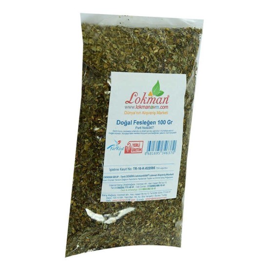 Fesleğen Elenmiş Tozu Alınmış Doğal 100 Gr Paket Fesleğen Elenmiş Tozu Alınmış Doğal 100 Gr Paket