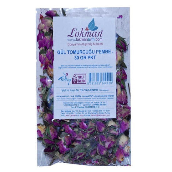 Gül Kurusu Gonca Gül Tomurcuk Doğal 30 Gr Paket Gül Kurusu Gonca Gül Tomurcuk Doğal 30 Gr Paket