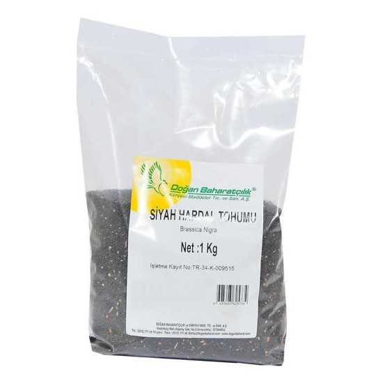 Hardal Tohumu Tane Doğal Siyah 1000 Gr Paket Hardal Tohumu Tane Doğal Siyah 1000 Gr Paket
