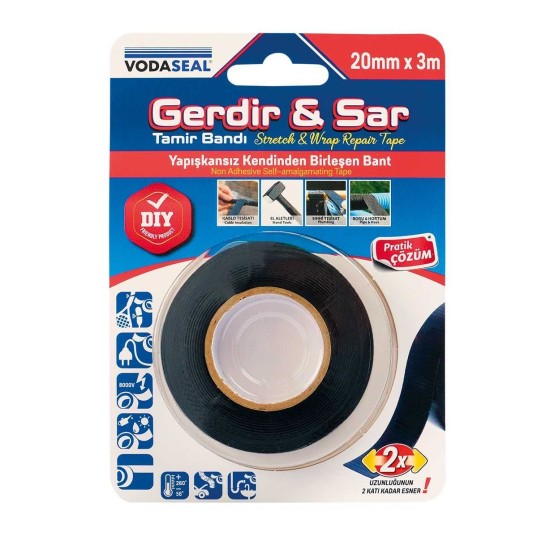 Gerdir Sar Tamir Bandı 20 mm 3 Metre Gerdir Sar Tamir Bandı 20 mm 3 Metre
