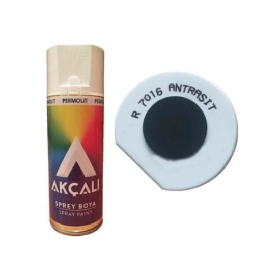 Akçalı Sprey Boya 400 ml 7016 Antrasit Akçalı Sprey Boya 400 ml 7016 Antrasit