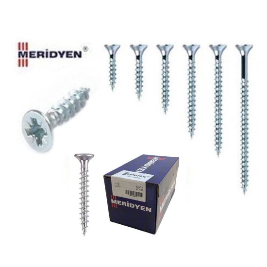 Meridyen Sunta Vidası 4,5X50 (100 Adet) Meridyen Sunta Vidası 4,5X50 (100 Adet)