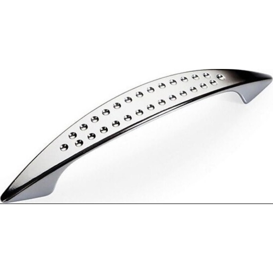 Noktalı Dolap Çekmece Kulpu 96 mm Krom Noktalı Dolap Çekmece Kulpu 96 mm Krom