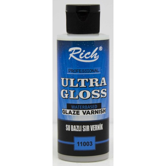 Rich Ultra Gloss Su Bazlı Sır Vernik 120 cc Rich Ultra Gloss Su Bazlı Sır Vernik 120 cc