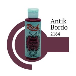 Riculti Surface 2164 Antik Bordo Akrilik Boya 120 cc