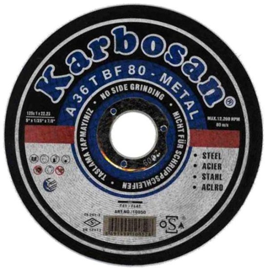 Karbosan Metal Kesici 230X3.0X22 mm Karbosan Metal Kesici 230X3.0X22 mm