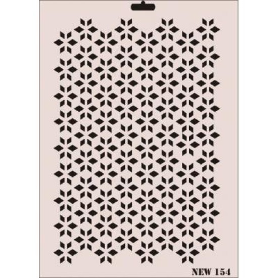 Rich New Seri N-154 Stencil 35x25 cm Rich New Seri N-154 Stencil 35x25 cm