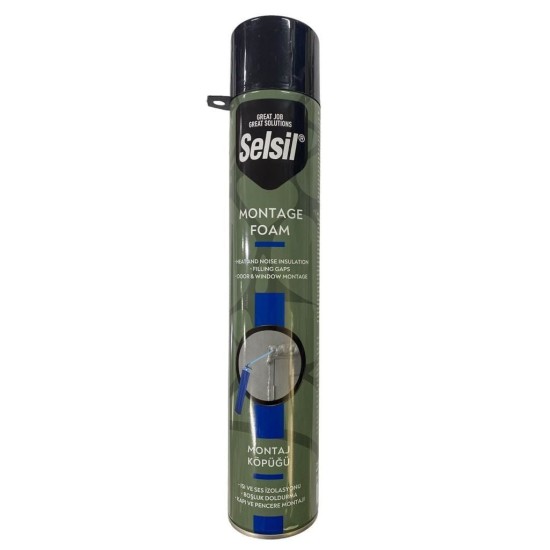 Selsil Selfoam Poliüratan Montaj Köpüğü 600 gr Selsil Selfoam Poliüratan Montaj Köpüğü 600 gr
